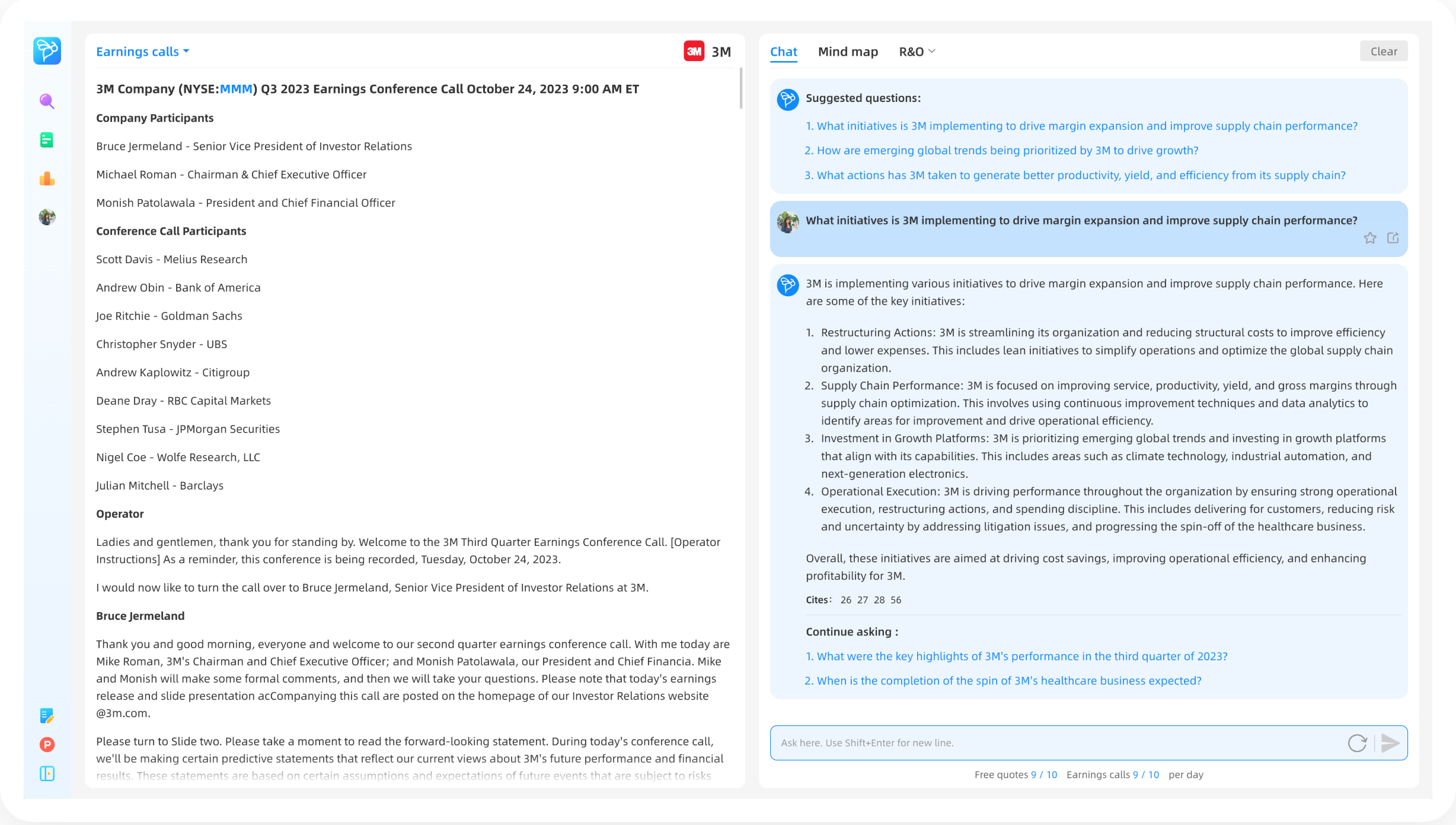 Inquiry module